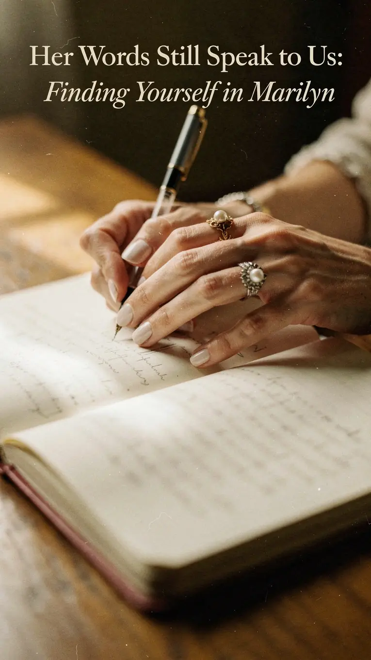 Exploring the deeper meaning behind Marilyn Monroe's quotes on vulnerability. Why her voice still resonates with the modern, soulful woman.