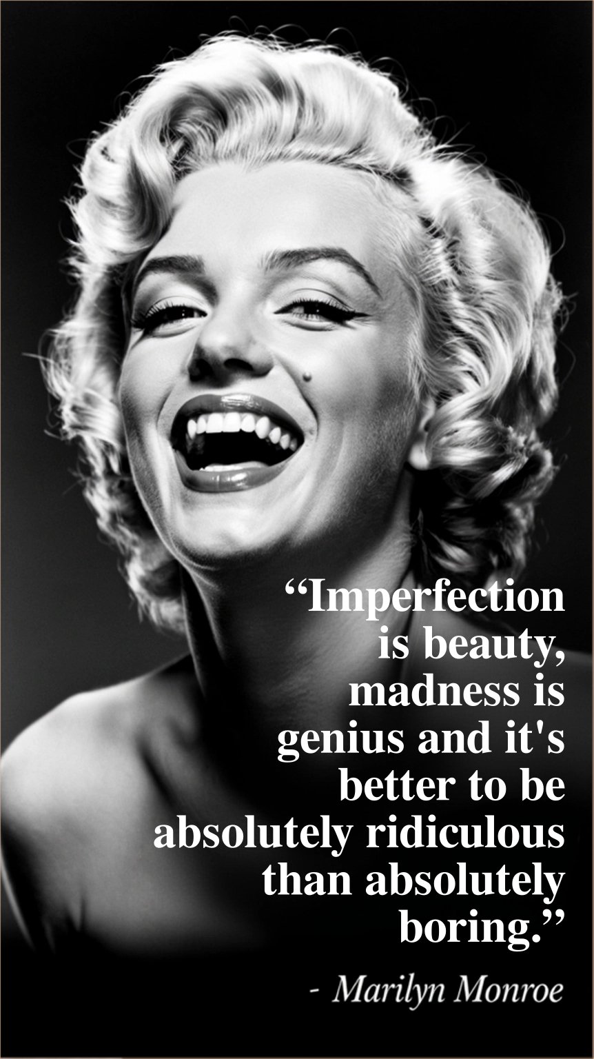 A manifesto for the woman who dares to be herself. Discover why Marilyn's words on confidence are more relevant today than ever.
