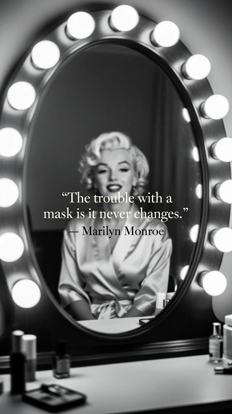 Authentic self-expression starts with removing the mask. Read about Marilyn's thoughts on presence and true identity.