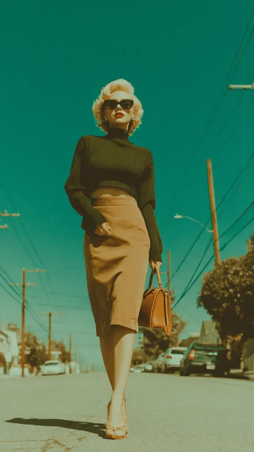 Why we are still pinning the Marilyn Monroe casual style in 2025. Timeless minimalism.