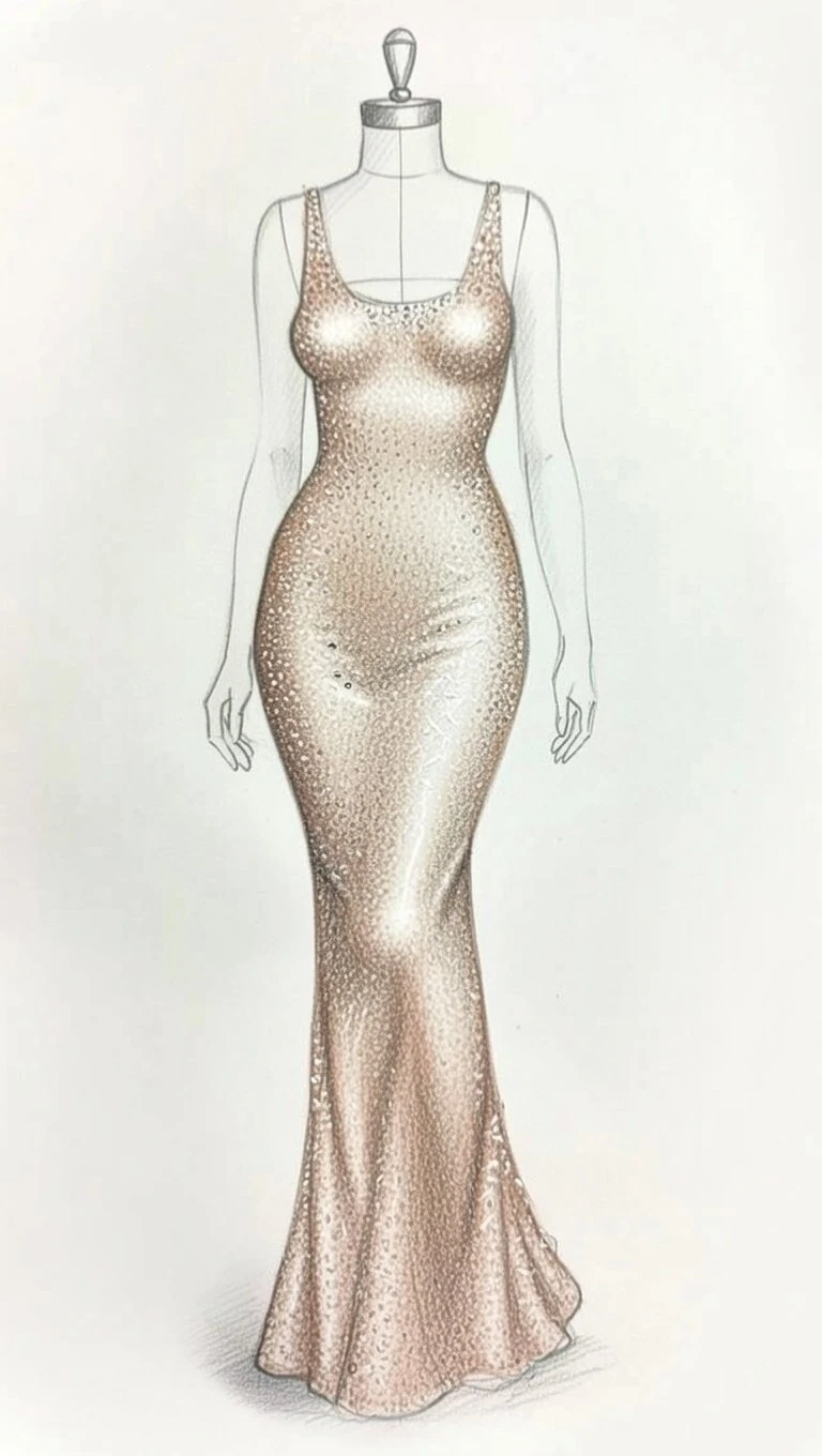 Breaking the social rules of the 1960s with a single garment. Exploring the Jean Louis gown Marilyn Monroe.