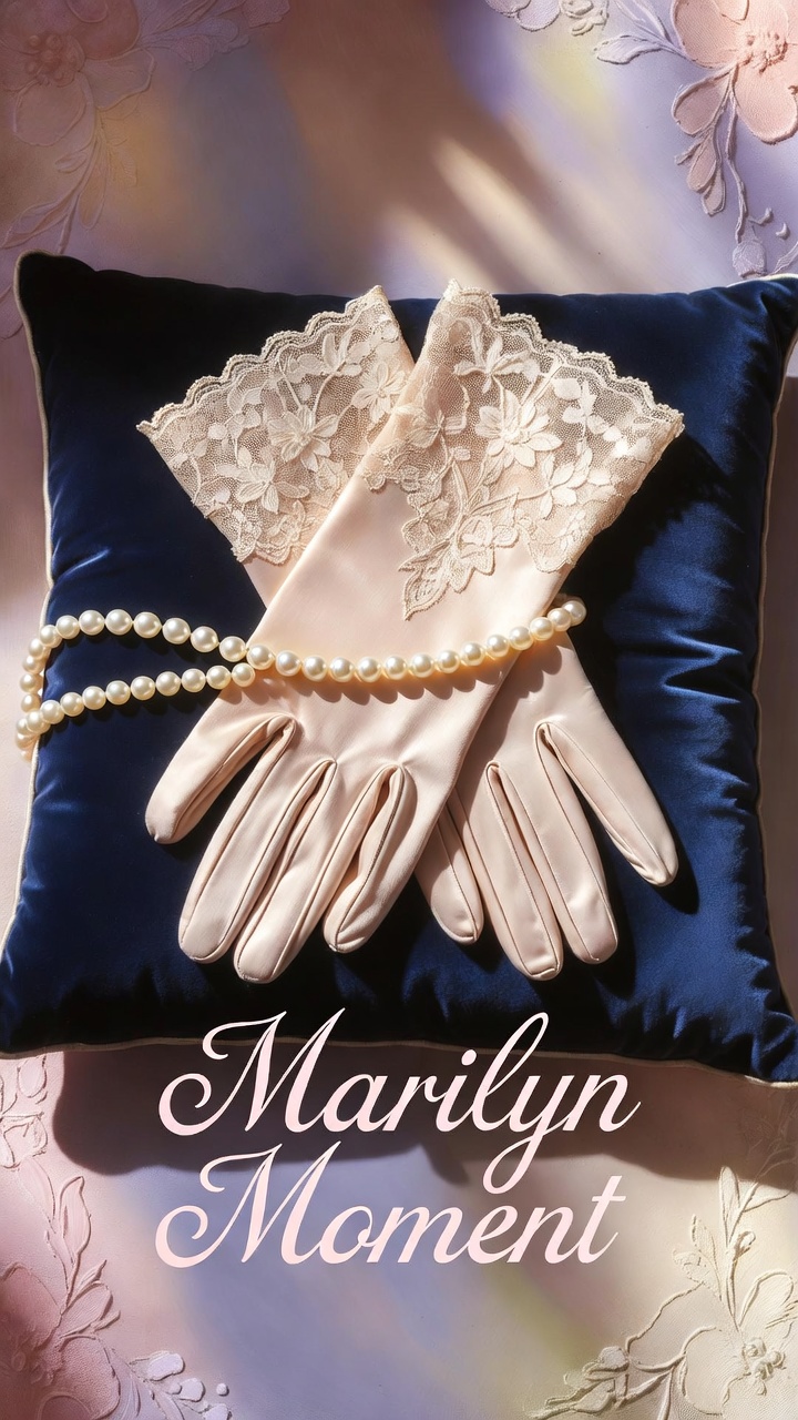 Inspiration and creativity inspired by the 1950s Marilyn Monroe aesthetic.